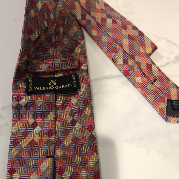 Valerio Garati Multi-color checkered Tie - Picture 3 of 4